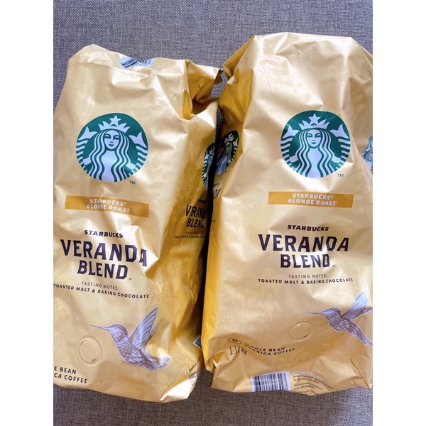 現貨 星巴克starbucks黃金烘培咖啡綜合豆Veranda blend 1.13kg