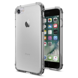 SGP SPIGEN iPhone 7 i7 4.7吋 Crystal Shell 雙料 四角 加強 防撞 透明 手機殼