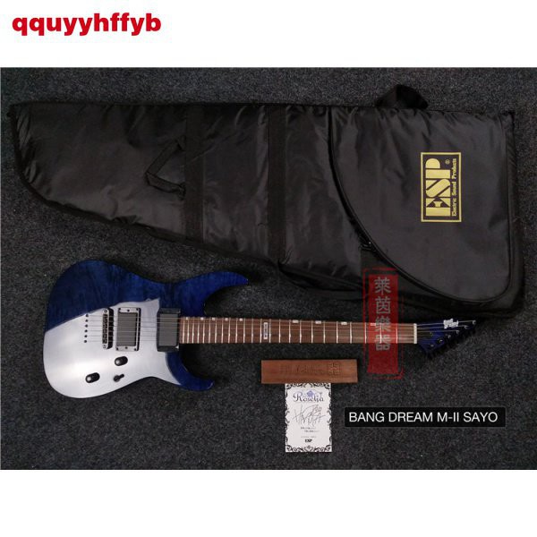 新款 萊茵樂器 Esp Bang Dream 聯動款roselia M Ii Sayo電吉他 蝦皮購物