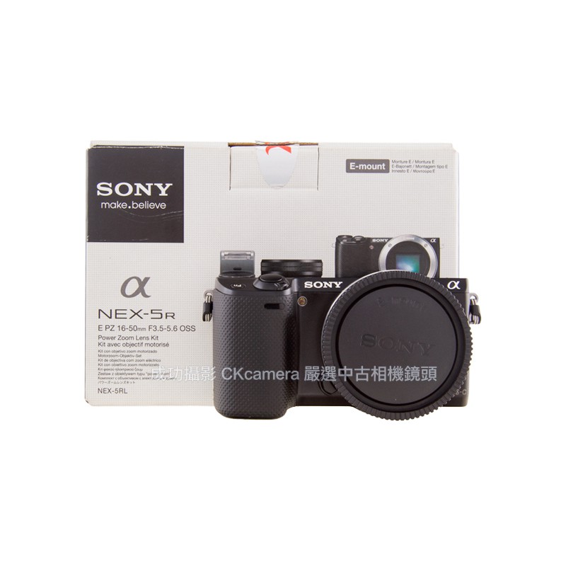 成功攝影sony Nex 5r Body 黑中古二手1610萬像素多角度螢幕公司貨保半年參考a6000 蝦皮購物