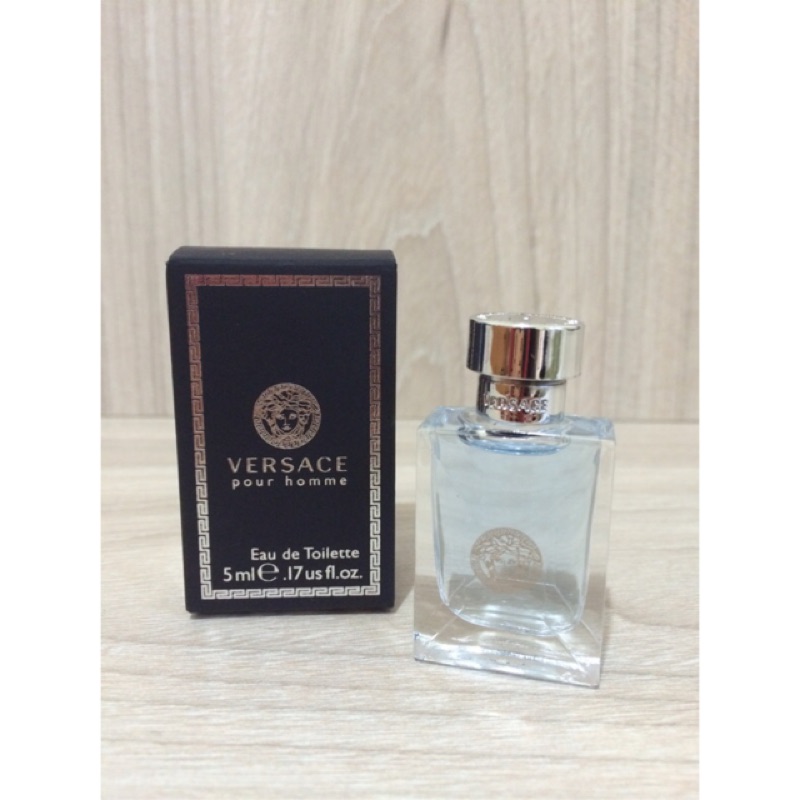Versace Pour Homme 凡賽斯經典男淡香水5ml 小香水 蝦皮購物