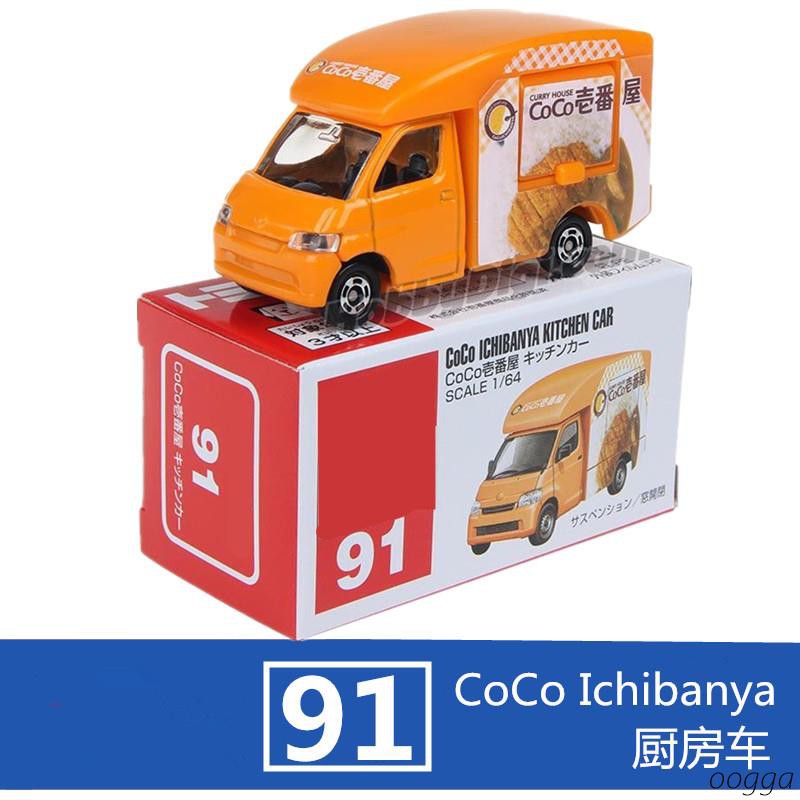 下殺價19年1月新車tomy多美卡合金車tomica 91號coco一番屋便當車 蝦皮購物