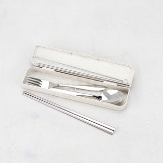 理想牌晶品316隨身餐具五件組筷子+湯匙+叉子+吸管+餐具盒環保餐具組
