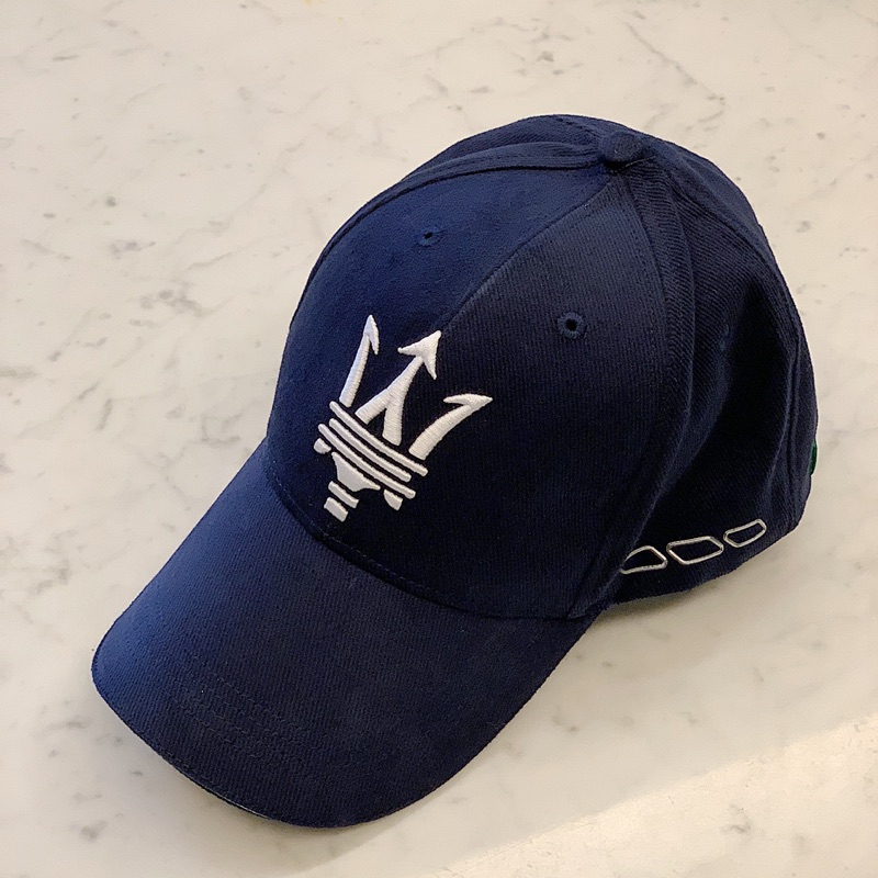 全新/Maserati 帽-藍(可調式)