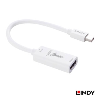 現貨 德國 LINDY 林帝 Mini DisplayPort公 轉 HDMI母 轉換器 (41014)