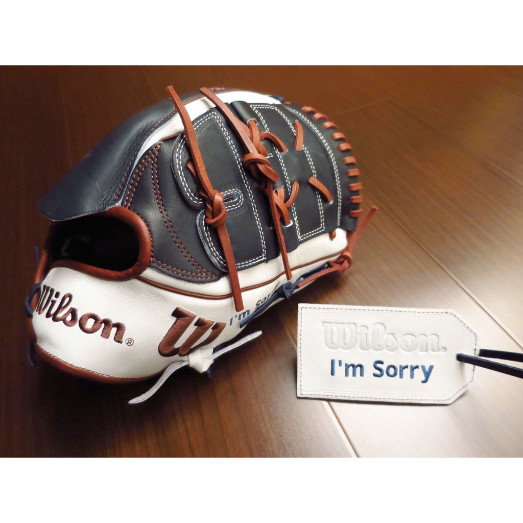 {圓圓小舖}全新美規日本製WILSON A2K custom glove 威爾森棒壘球手套特別訂做訂製訂作款 投手雙片擋