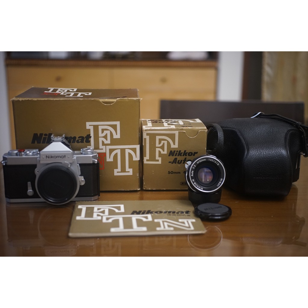 【售】極新盒裝美品 Nikon Nikomat FTN 加購50mm F2.0 non-Ai標準鏡頭