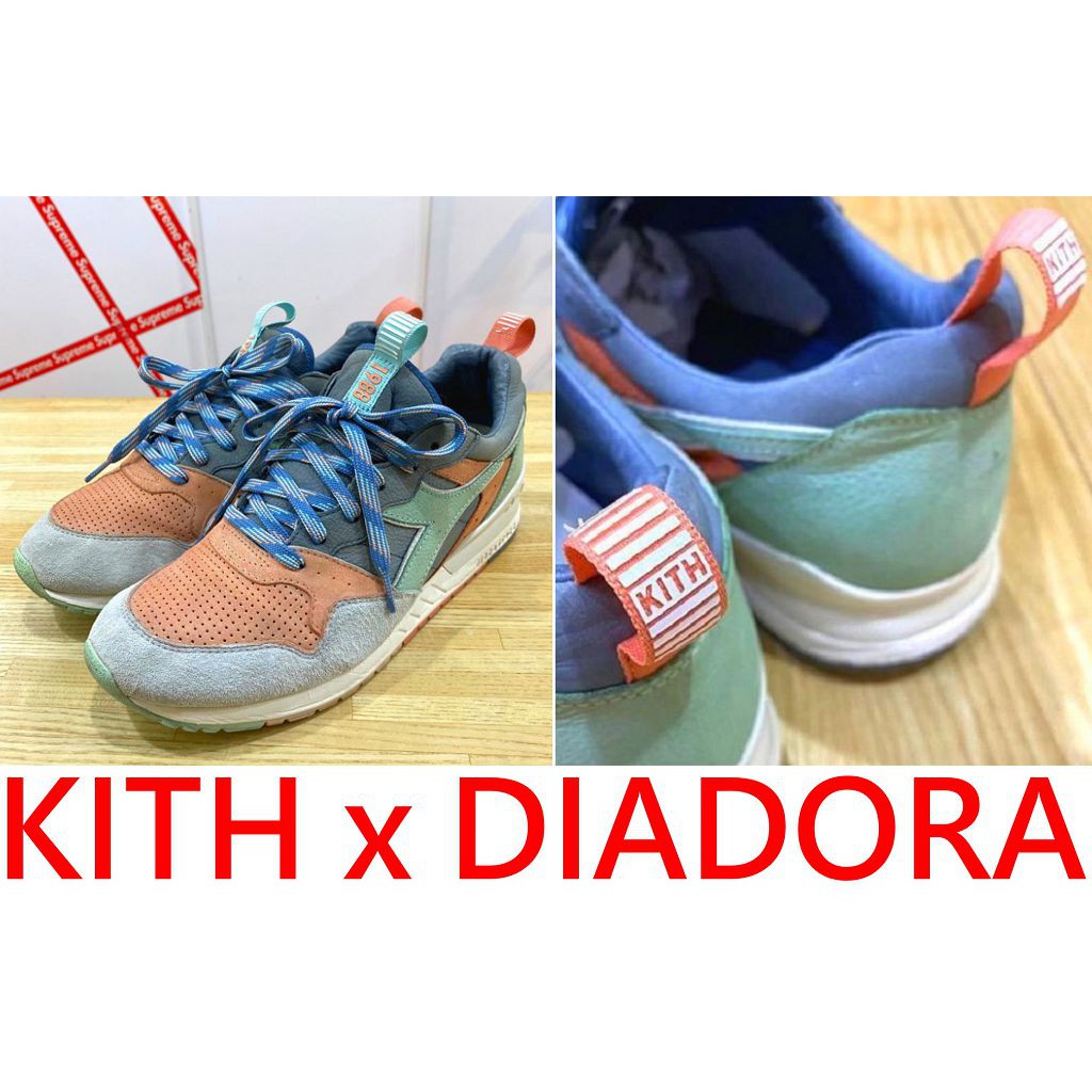 BLACK極新KITH x DIADORA義大利手工製Intrepid Kith From Seoul RIO慢跑鞋