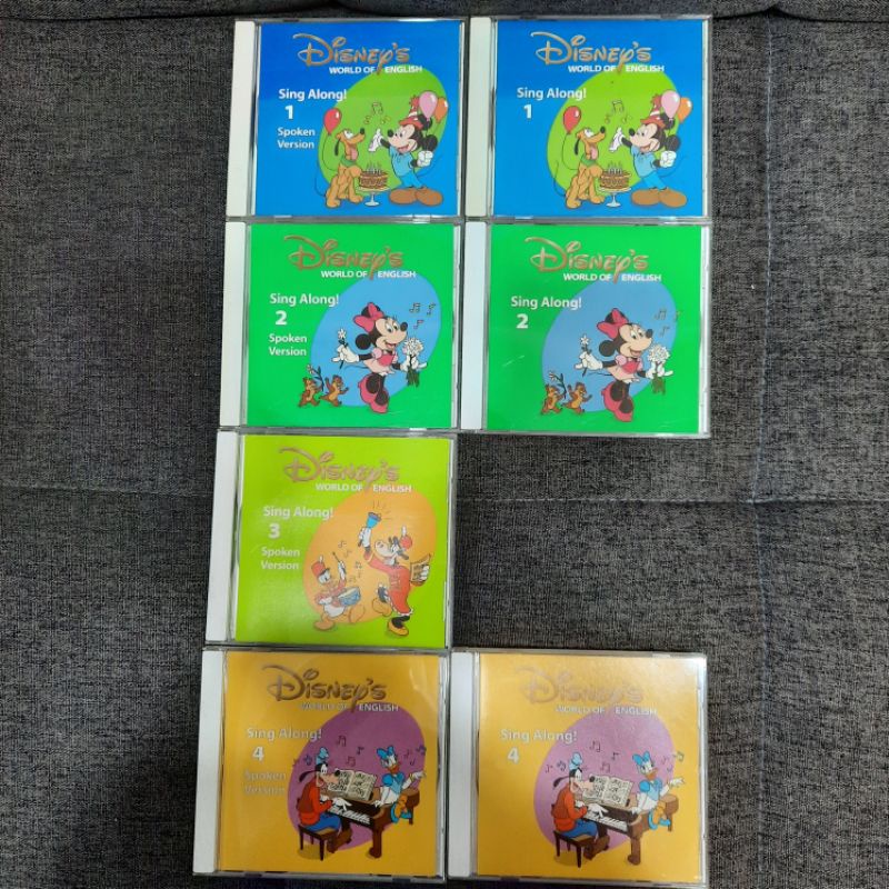 寰宇迪士尼singalong主教材四本和CD7片