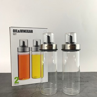 【54SHOP】玻璃調味油醋瓶二入組 醬料瓶 100ml 180ml