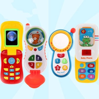 1pc* 電子兒童嬰兒手機玩具音樂聲音玩具