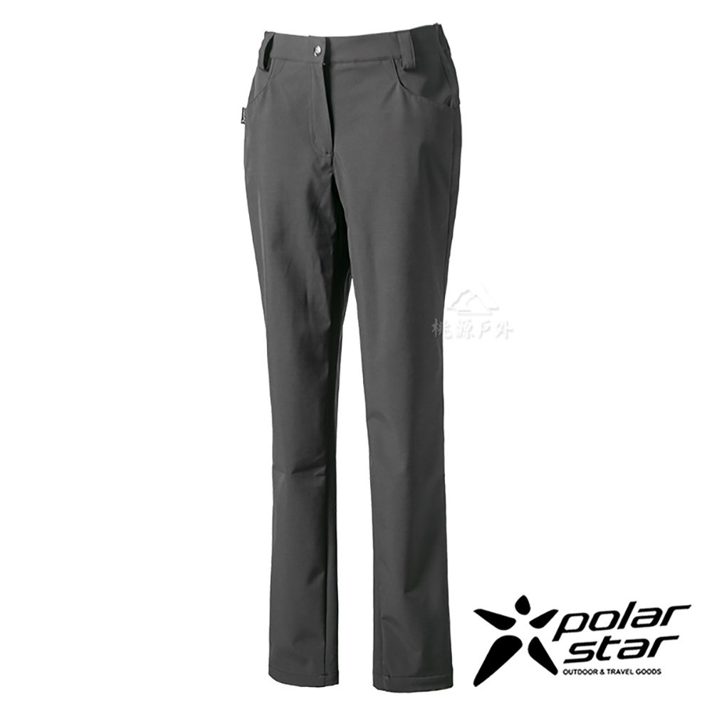 【PolarStar】女 Soft Shell保暖褲『黑』P21410