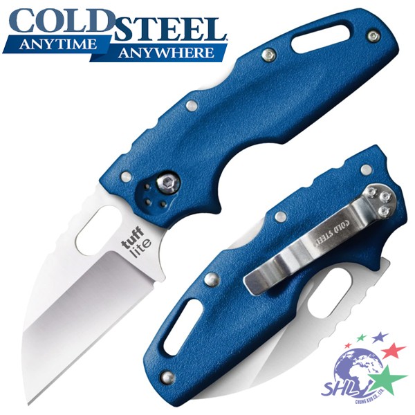 Cold Steel - Tuff Lite 隨身小刀 / AUS 8A 不鏽鋼 - (藍柄) 20LTB【詮國】