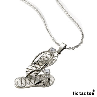 tic tac toe OUTLET精選 璀璨鋯石系列白鋼女項鍊-TA-522 現貨