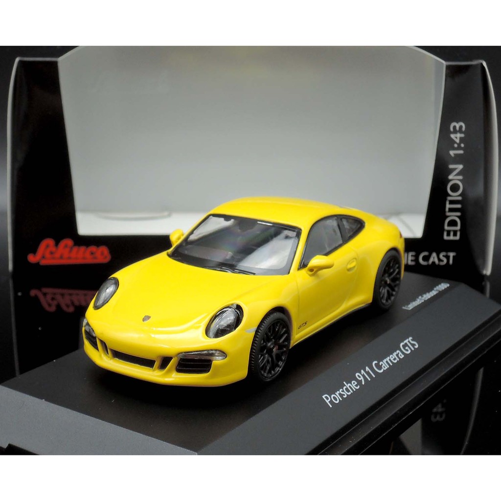 【MASH】[現貨瘋狂價] Schuco 1/43 Porsche 911 (991) Carrera 4 GTS 黃