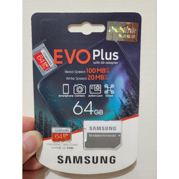 三星 EVO Plus 64GB 記憶卡