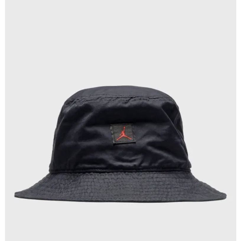 【現貨下單即出】NIKE Jordan 帽子 漁夫帽 遮陽帽 棉質 運動 水洗 黑紅 DC3687-011