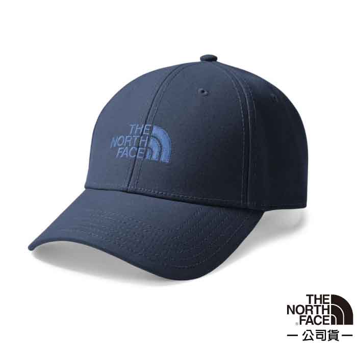 【美國 The North Face】水洗棉 66 Classic Hat 輕量透氣防曬棒球帽子 CF8C 城市藍 N