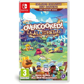 【NeoGamer】 全新現貨 NS Switch 胡鬧廚房 全都好吃 煮過頭 1+2 中文版 實體卡非數位下載