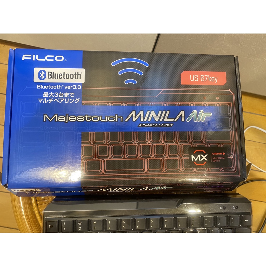 Filco Majestouch MINILA Air 無線藍芽機械式鍵盤67鍵 茶軸