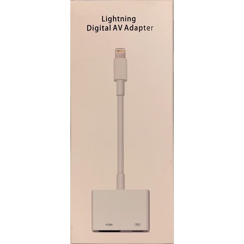 [Lightning Digital AV Adapter]蘋果手機iPhone HDMI數位影音轉接器
