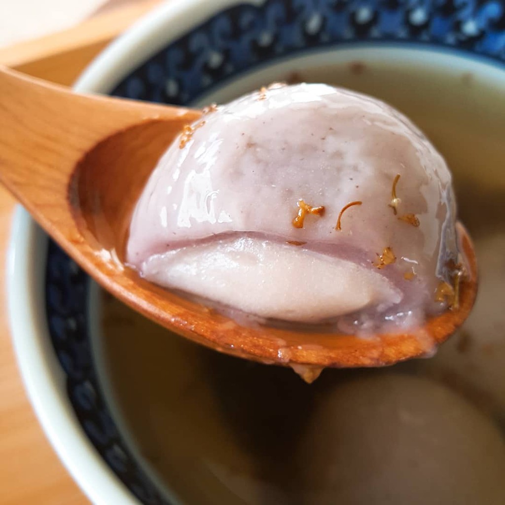 【芋頭口味】元宵湯圓10粒裝。100%純糯米製作~