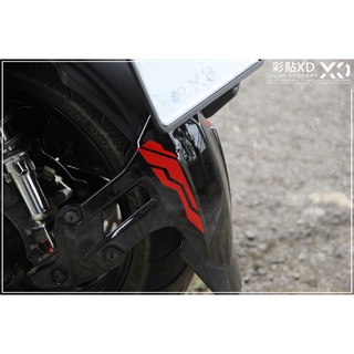 【彩貼XD】JET S/SR/SL 後土除反光貼.SYM.土除.三陽.機車貼紙.反光貼紙.3M反光.貼紙.戰鬥盔