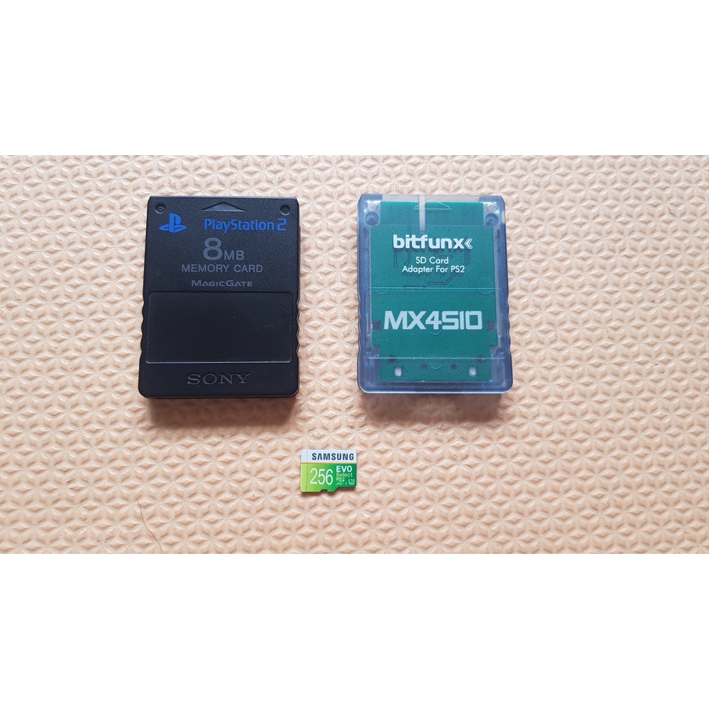 【回憶瘋】PS2(MX4SIO遊戲卡)+贈送256GB記憶卡(內建遊戲)----PS2主機通用