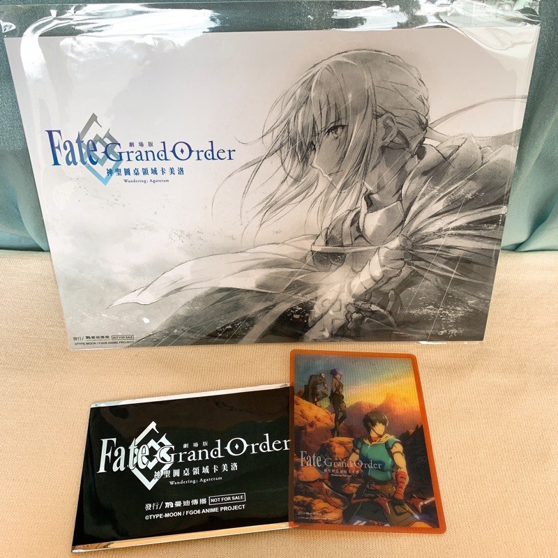 Fate Grand Order Fgo 電影神聖圓桌領域卡美洛貝德維爾小貝大英雄哈桑特典限定立卡透卡 蝦皮購物