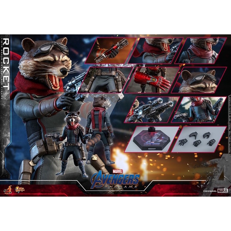 全新未拆 Hot toys mms548 火箭 復仇者聯盟 終局之戰 非 mms411 mms476