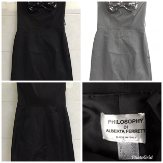 PHILOSOPHY DI ALBERTA FERRETTI全新黑色小禮服(HQ)