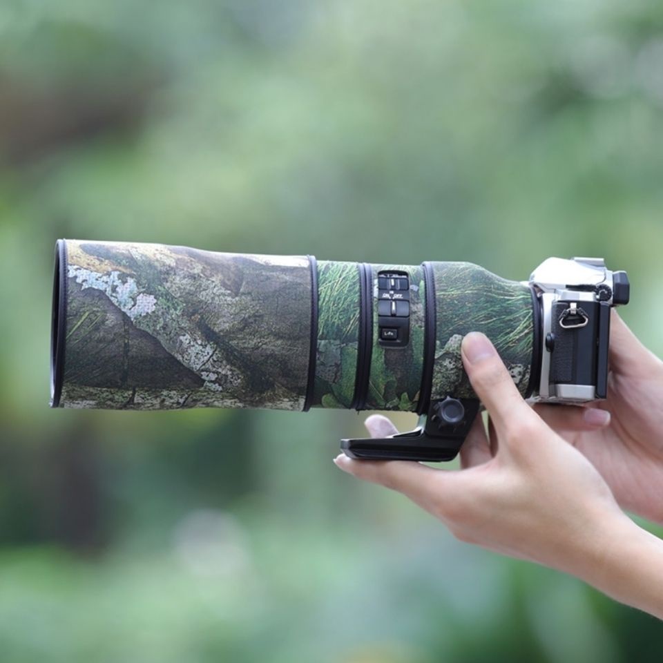 下殺新品OLYMPUS奧林巴斯DIGITAL 300mm F4 IS PRO鏡頭迷彩炮衣保護套貼紙美少女戰士精品店