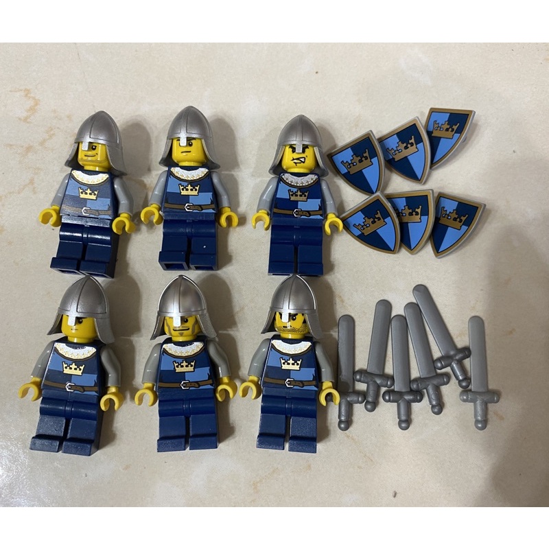 LEGO 皇冠士兵 劍盾兵(二手)城堡士兵