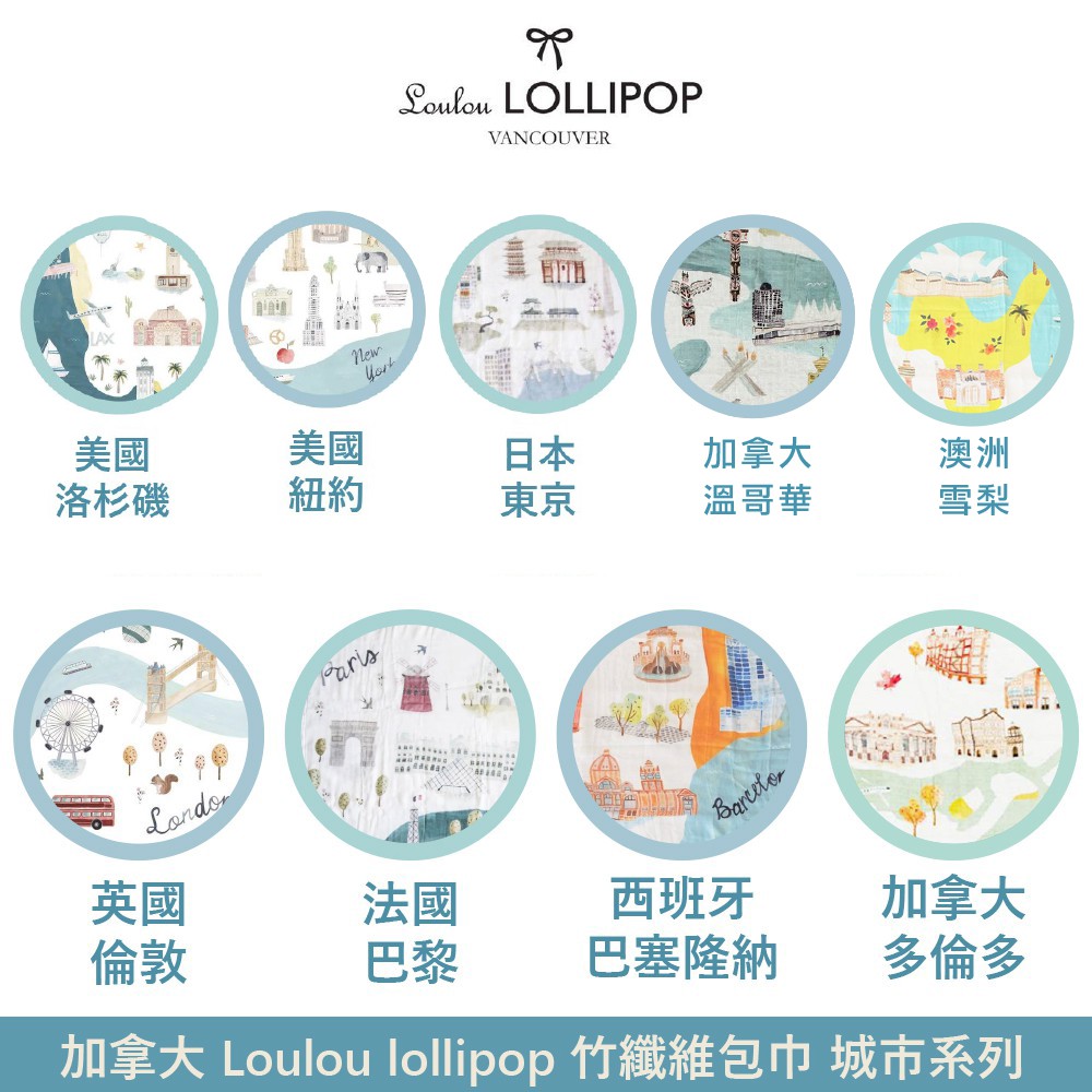 加拿大Loulou lollipop 竹纖維透氣包巾禮盒款