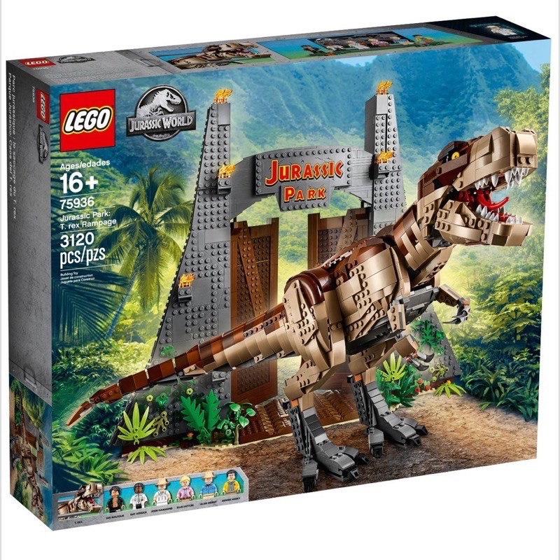 💯現貨💯全新 樂高 LEGO 75936 侏羅紀公園 世界 Jurassic Park 暴龍 迅猛龍