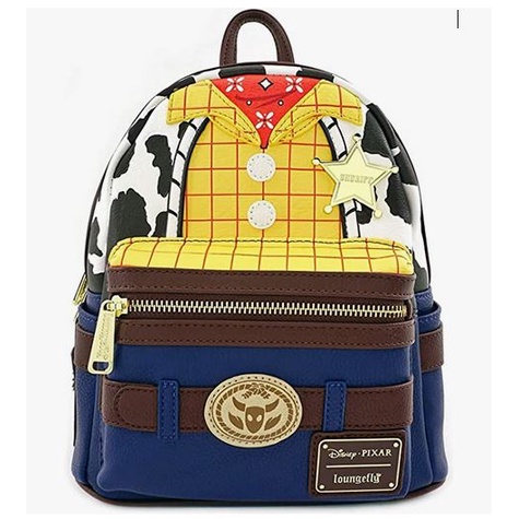 預購👍正版空運👍 美國迪士尼 Loungefly 玩具總動員 TOY STORY Woody 胡迪 後背包 包包 背包