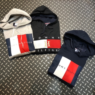Tommy Hilfiger tommy 帽T 經典大Logo 內刷毛 長袖上衣 情侶款