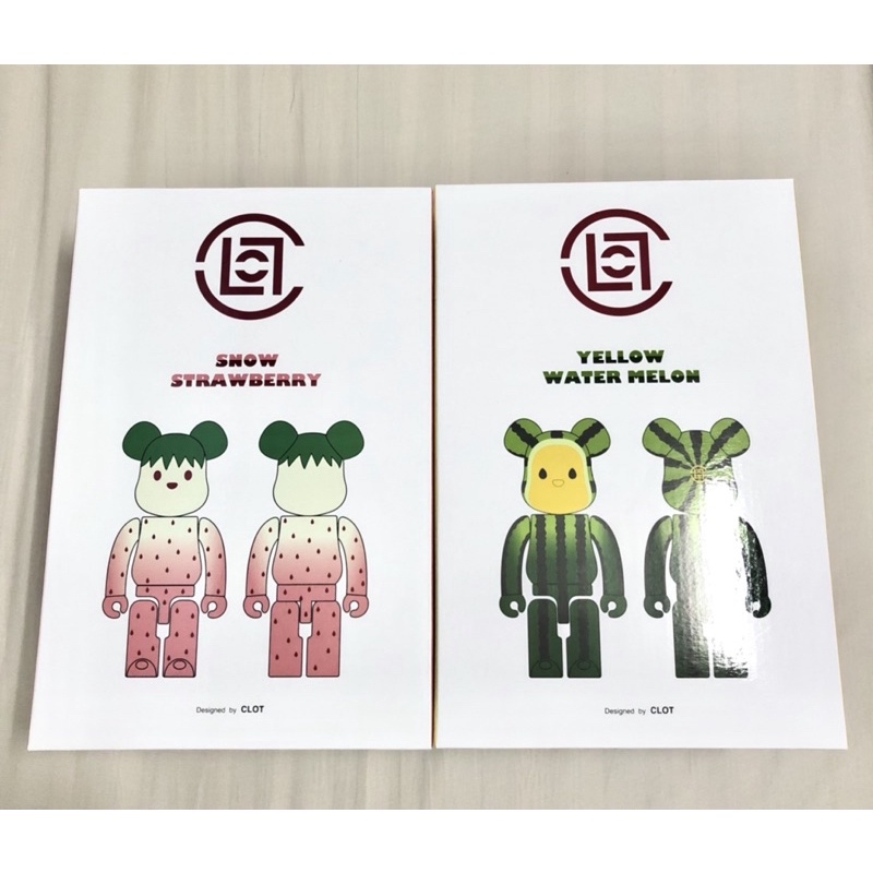 全新 Be@rbrick Bearbrick CLOT 西瓜 草莓 Levis 水果 500% 非1000%