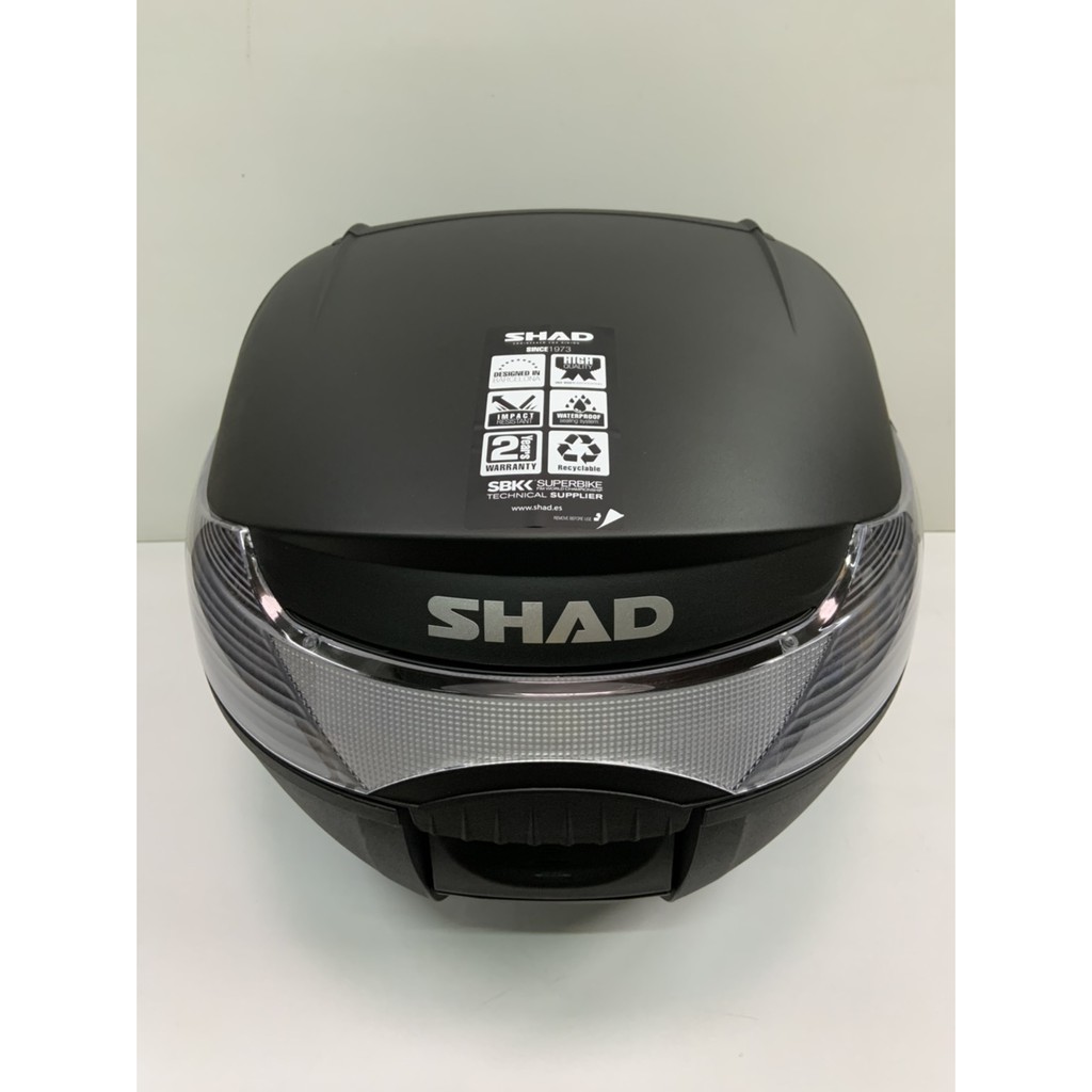 車神企業社 -  西班牙SHAD SH33後置物箱 (33公升) (後置物箱)黑色素面無烤漆(無燈型)