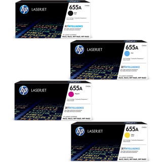 HP 655A 一組四色 CF450A+CF451A+CF452A+CF403A 原廠碳粉匣《贈100元7-11禮券》