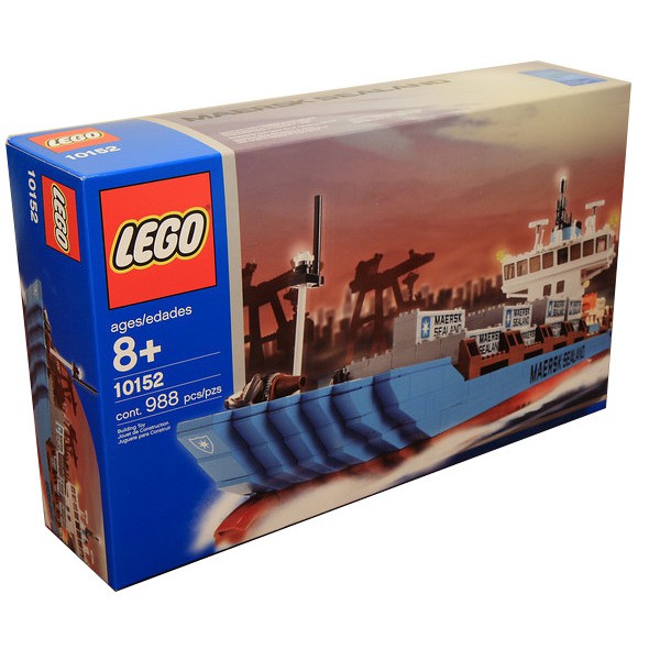 【亞當與麥斯】LEGO 10152 Maersk Sealand Container Ship*