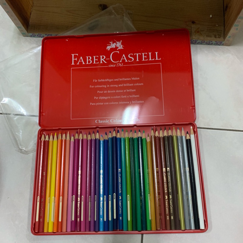 二手 Faber Castell 輝柏色鉛筆36色 油性