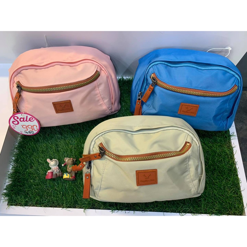 (店面整修出清特價)Angelia &amp; Pets-側背包-粉色/藍色/米色