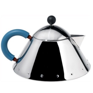 義大利 ALESSI Teapot Kettle Teapot MG33 1L 18/10不鏽鋼 拋光鏡面水壺 茶壺