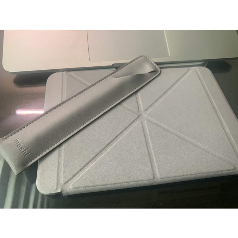 moshi iPad mini 5保護殼 灰色 二手九成新 附磁吸觸控筆保護套