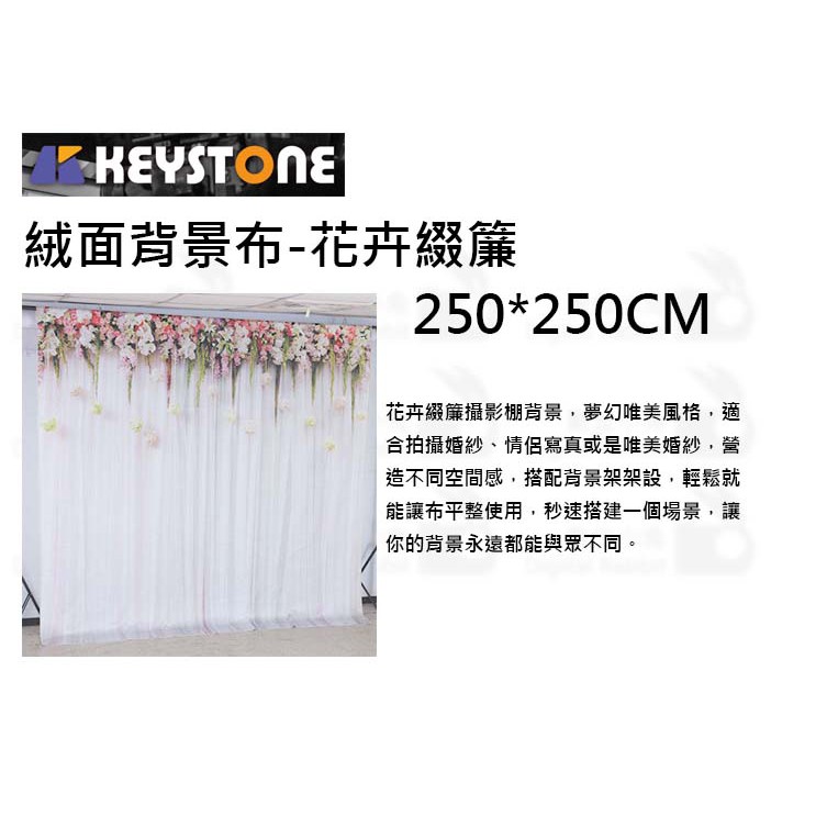 數位小兔 Keystone 絨面背景布花卉綴簾250 250cm 人像攝影花卉背景布攝影商品拍攝拍攝背景布 蝦皮購物