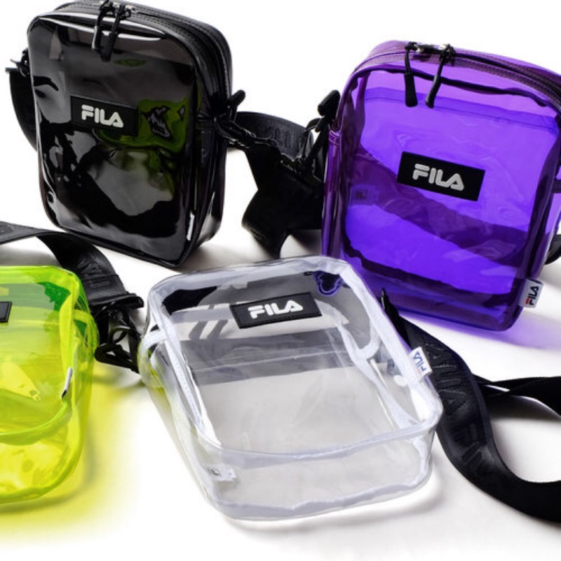 日本連線 FILA PVC BAG 透明小包