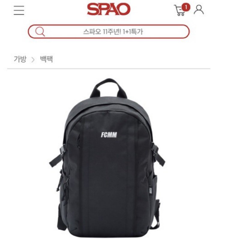 韓國代購｜SPAO官網代購｜FCMM後背包｜韓國空運｜絕對正版