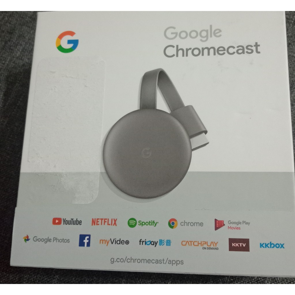 GOOGLE Chromecast 電視棒 第三代 WiFi 全新未拆封 (含運)