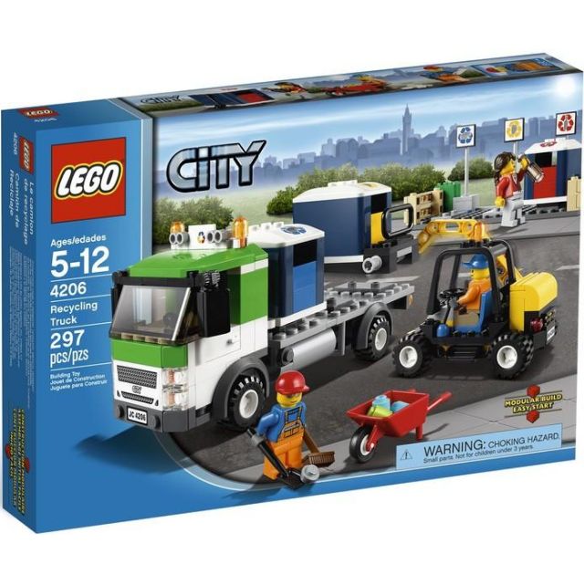 樂高 LEGO 4206 城市 CITY系列 資源回收車 垃圾車 全新未開 現貨 lego4206